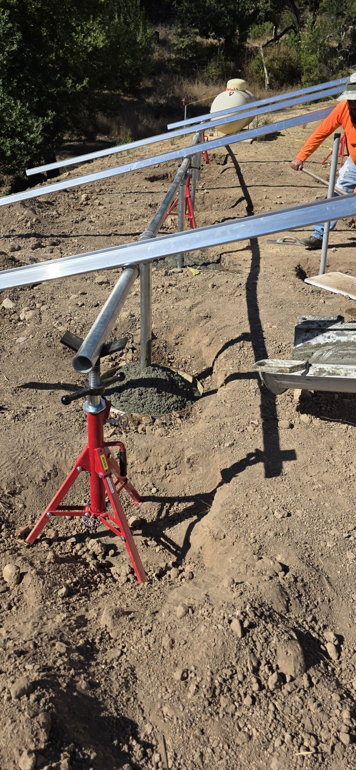 Groundmount Solar with x3 Franklin aPower 2 Batteries