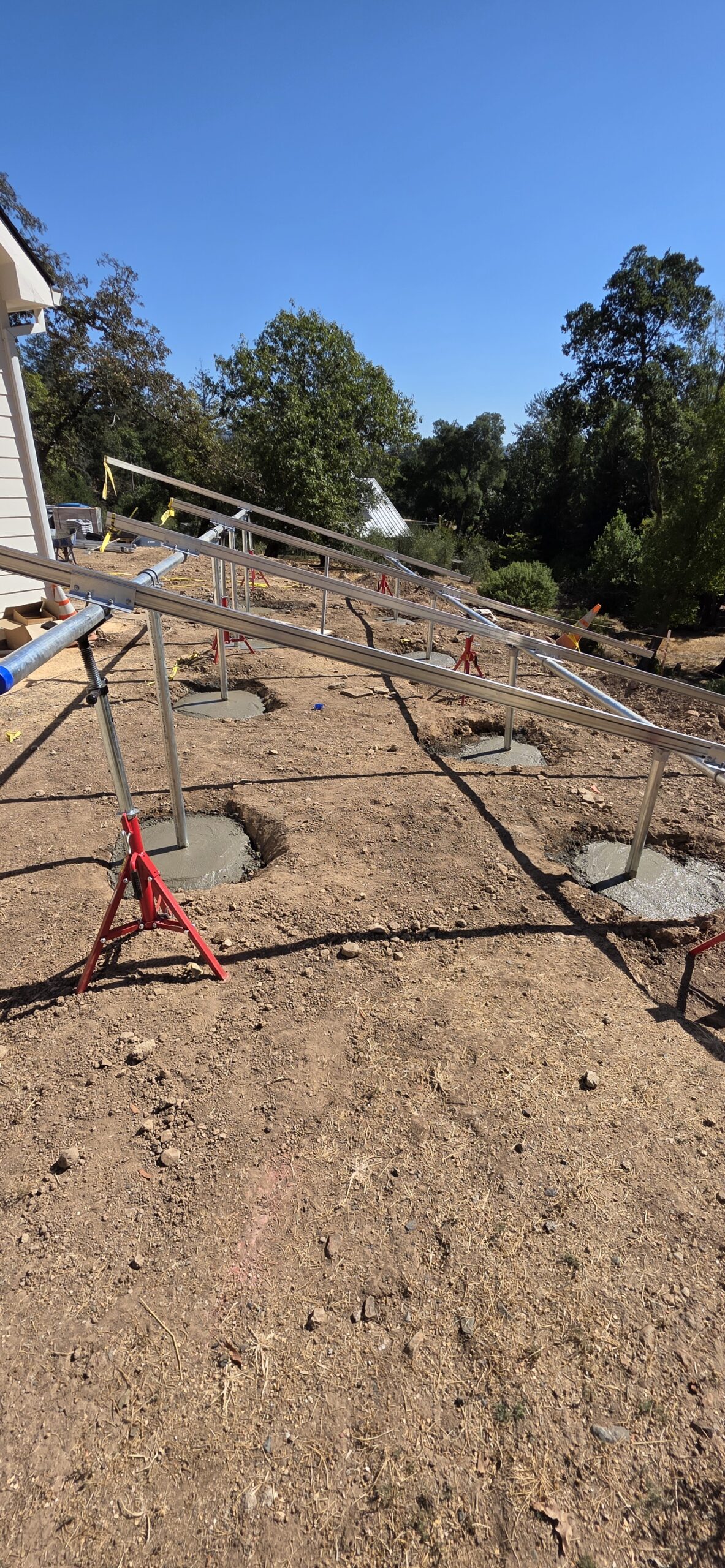 Groundmount Solar with x3 Franklin aPower 2 Batteries