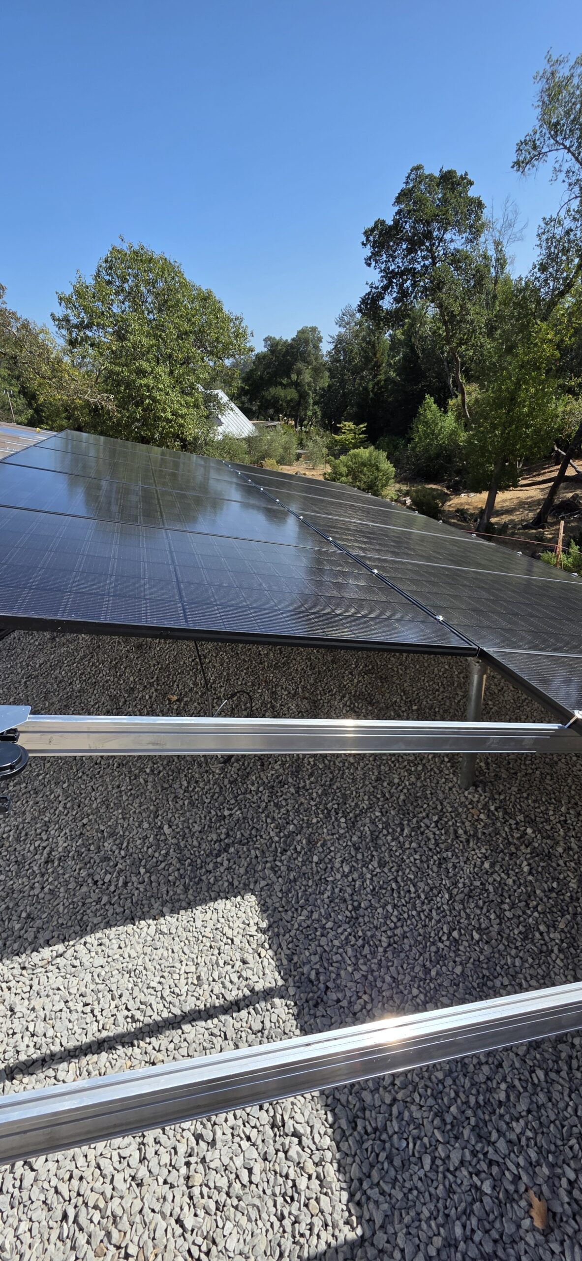 Groundmount Solar with x3 Franklin aPower 2 Batteries