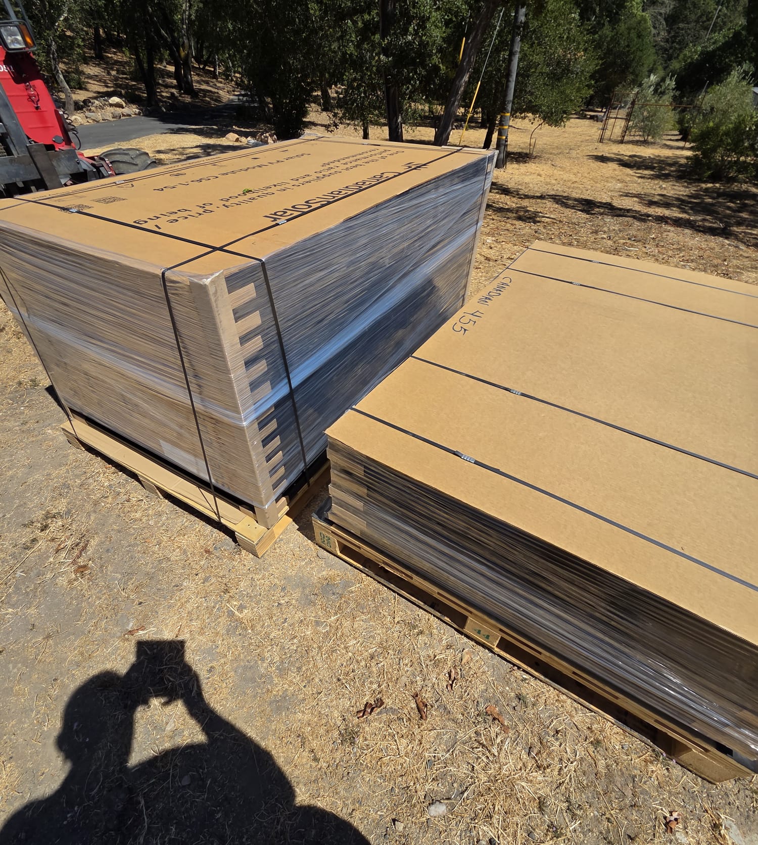 Groundmount Solar with x3 Franklin aPower 2 Batteries